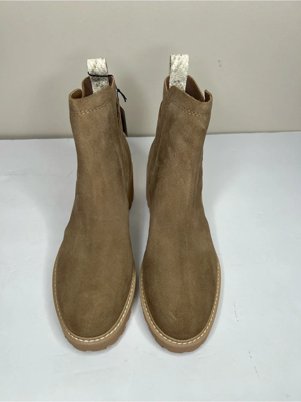New Dolce Vita Women's Slip On Rancher Ankle Chelsea Boots 8